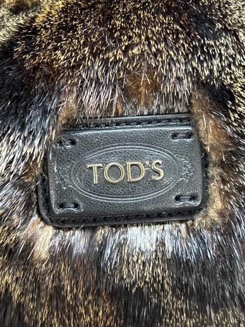 TOD'S（トッズ）TOD'S (トッズ) 2WAYレオパードバッグ ブラウンの古着・服飾アイテム