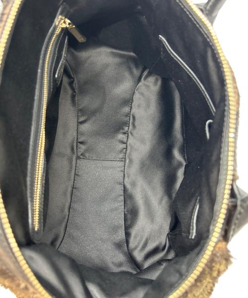 TOD'S（トッズ）TOD'S (トッズ) 2WAYレオパードバッグ ブラウンの古着・服飾アイテム