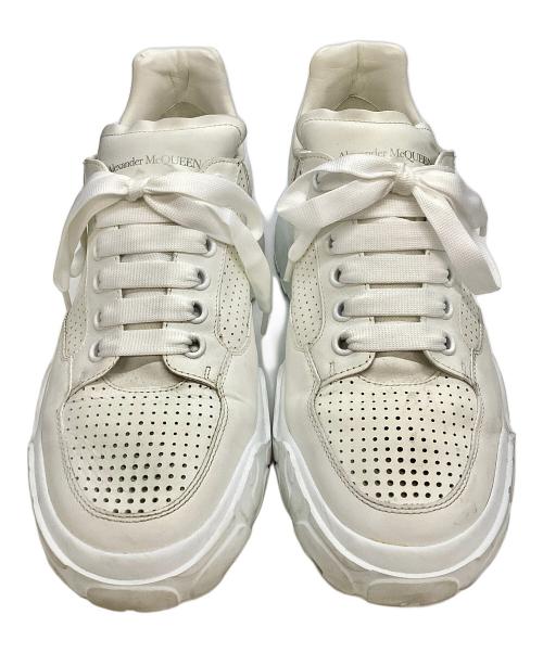 ALEXANDER McQUEEN（アレキサンダーマックイーン）ALEXANDER McQUEEN (アレキサンダーマックイーン) Court Trainer ホワイト サイズ:42の古着・服飾アイテム
