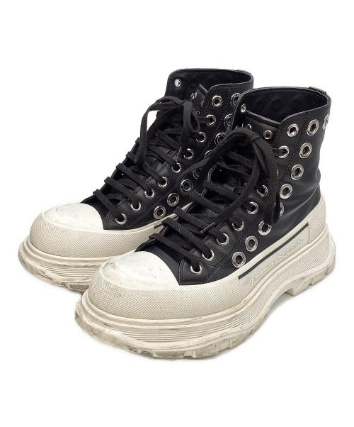 ALEXANDER McQUEEN（アレキサンダーマックイーン）ALEXANDER McQUEEN (アレキサンダーマックイーン) Joey Sneaker With Eyelets ブラック サイズ:41の古着・服飾アイテム