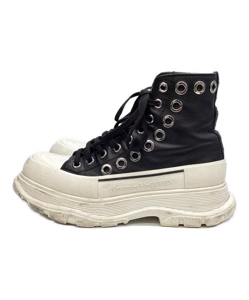 ALEXANDER McQUEEN（アレキサンダーマックイーン）ALEXANDER McQUEEN (アレキサンダーマックイーン) Joey Sneaker With Eyelets ブラック サイズ:41の古着・服飾アイテム