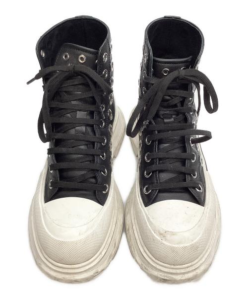 ALEXANDER McQUEEN（アレキサンダーマックイーン）ALEXANDER McQUEEN (アレキサンダーマックイーン) Joey Sneaker With Eyelets ブラック サイズ:41の古着・服飾アイテム