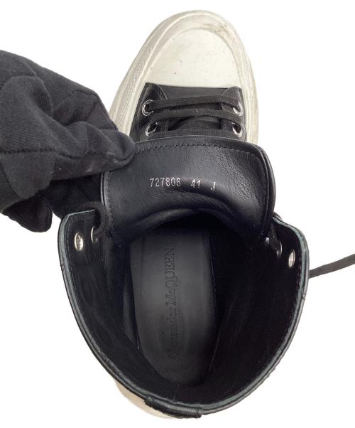 ALEXANDER McQUEEN（アレキサンダーマックイーン）ALEXANDER McQUEEN (アレキサンダーマックイーン) Joey Sneaker With Eyelets ブラック サイズ:41の古着・服飾アイテム