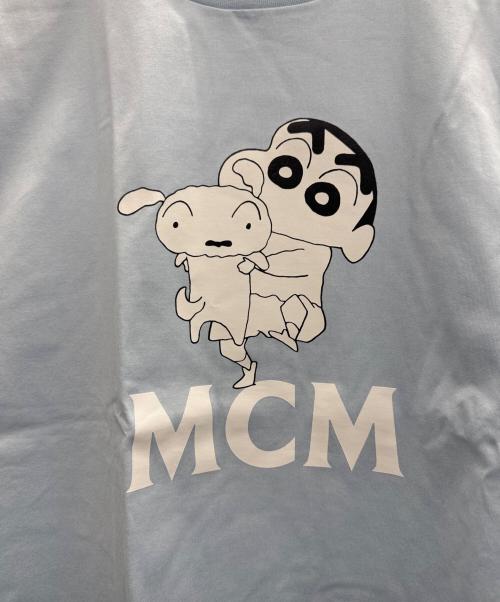 MCM（エムシーエム）MCM (エムシーエム) クレヨンしんちゃん (クレヨンシンチャン) 半袖カットソー ブルー サイズ:L 未使用品の古着・服飾アイテム