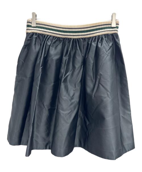 MIU MIU（ミュウミュウ）MIU MIU (ミュウミュウ) ミニスカート グレー サイズ:42の古着・服飾アイテム