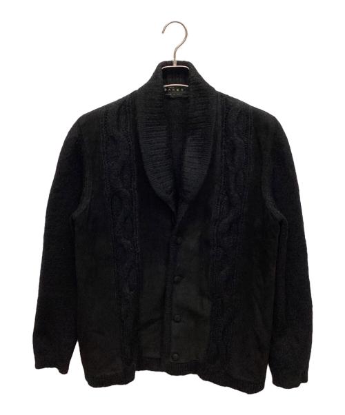 BAXER（バクサー）BAXER (バクサー) ニットジャケット ブラック サイズ:38の古着・服飾アイテム