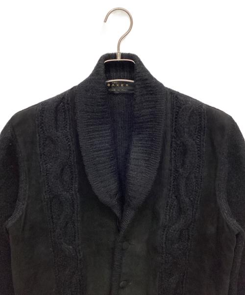 BAXER（バクサー）BAXER (バクサー) ニットジャケット ブラック サイズ:38の古着・服飾アイテム