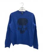 ALEXANDER McQUEENアレキサンダーマックイーン）の古着「ニット」｜ブルー×ブラック