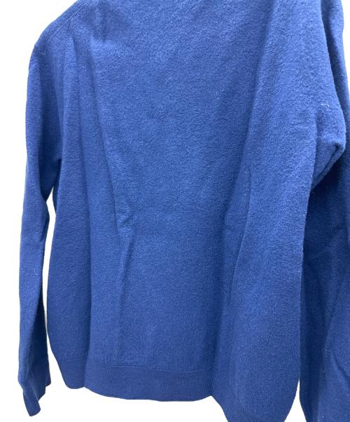 ALEXANDER McQUEEN（アレキサンダーマックイーン）ALEXANDER McQUEEN (アレキサンダーマックイーン) ニット ブルー×ブラック サイズ:Lの古着・服飾アイテム