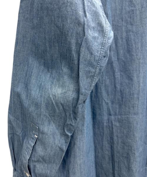 HEUGN（ユーゲン）HEUGN (ユーゲン) 長袖シャツ インディゴ サイズ:3の古着・服飾アイテム