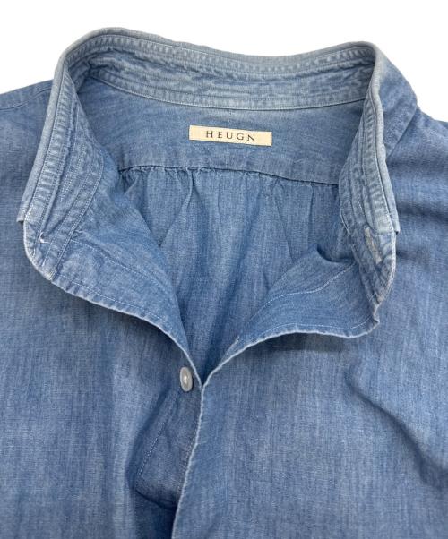HEUGN（ユーゲン）HEUGN (ユーゲン) 長袖シャツ インディゴ サイズ:3の古着・服飾アイテム