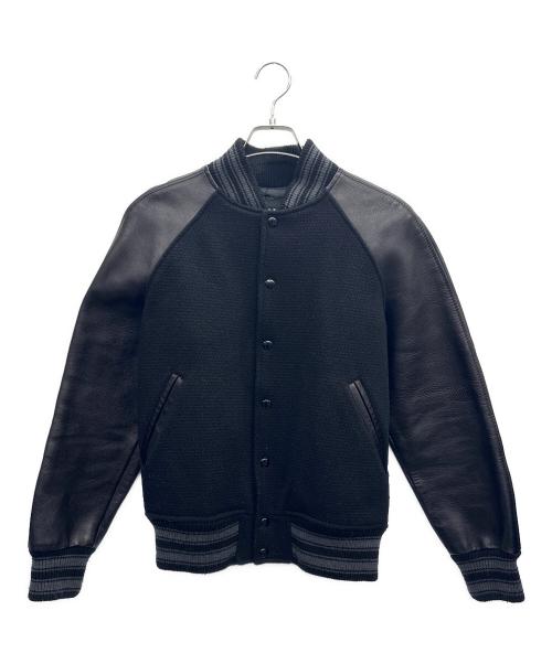 VAN JAC（ヴァン・ヂャケット）VAN JAC (ヴァン・ヂャケット) レザースタジャン ブラック サイズ:Mの古着・服飾アイテム