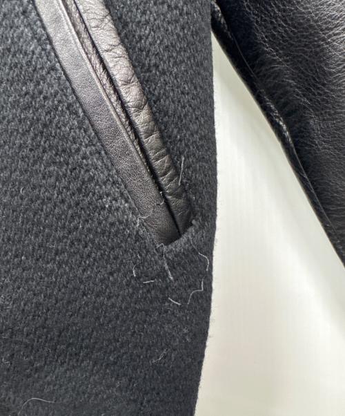 VAN JAC（ヴァン・ヂャケット）VAN JAC (ヴァン・ヂャケット) レザースタジャン ブラック サイズ:Mの古着・服飾アイテム