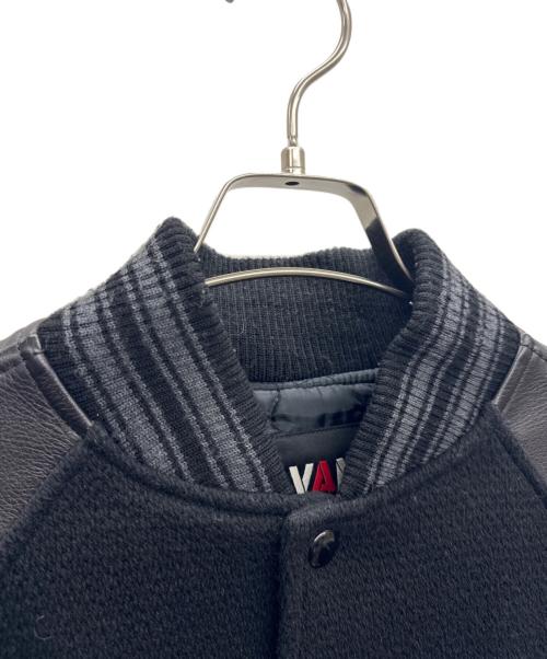 VAN JAC（ヴァン・ヂャケット）VAN JAC (ヴァン・ヂャケット) レザースタジャン ブラック サイズ:Mの古着・服飾アイテム