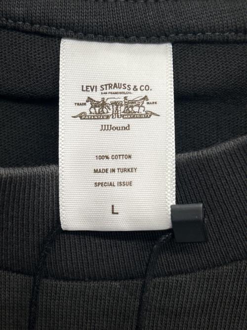LEVI'S（リーバイス）LEVI'S (リーバイス) JJJJound (ジョウンド) プリントTシャツ 未使用品  ブラック サイズ:L 未使用品の古着・服飾アイテム