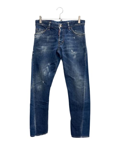 DSQUARED2（ディースクエアード）DSQUARED2 (ディースクエアード) SEXY TWIST JEAN インディゴ サイズ:44の古着・服飾アイテム