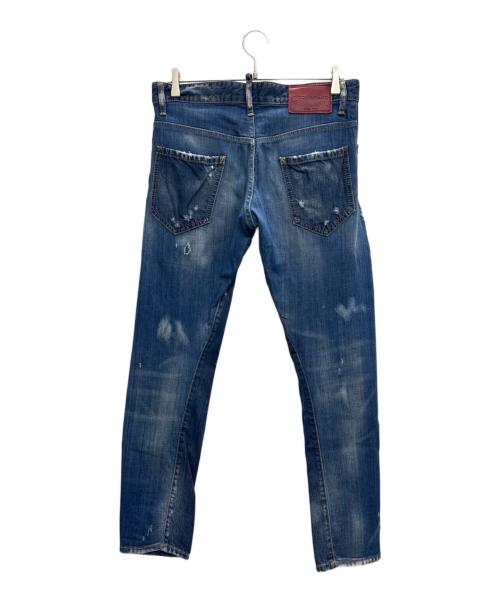 DSQUARED2（ディースクエアード）DSQUARED2 (ディースクエアード) SEXY TWIST JEAN インディゴ サイズ:44の古着・服飾アイテム