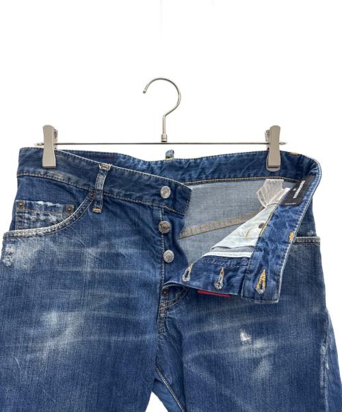 DSQUARED2（ディースクエアード）DSQUARED2 (ディースクエアード) SEXY TWIST JEAN インディゴ サイズ:44の古着・服飾アイテム