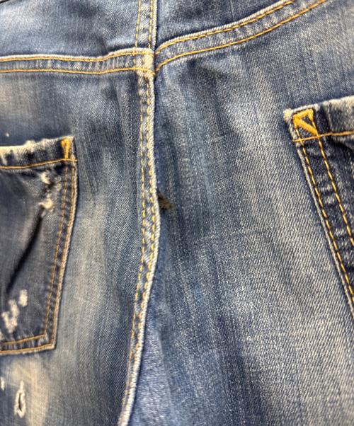 DSQUARED2（ディースクエアード）DSQUARED2 (ディースクエアード) SEXY TWIST JEAN インディゴ サイズ:44の古着・服飾アイテム