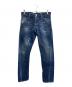 DSQUARED2（ディースクエアード）の古着「SEXY TWIST JEAN」｜インディゴ