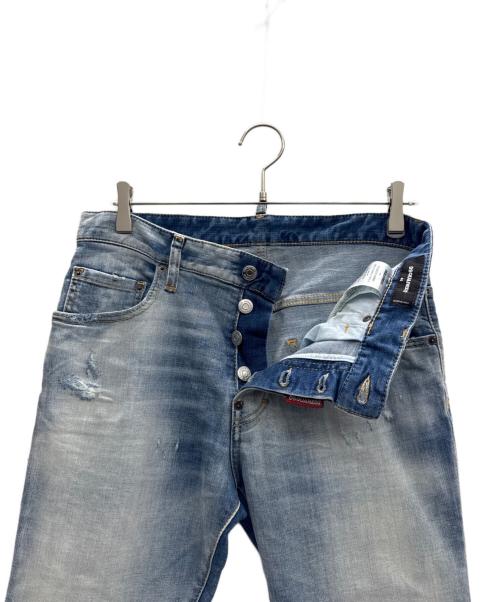 DSQUARED2（ディースクエアード）DSQUARED2 (ディースクエアード) SKATER JEAN インディゴ サイズ:46の古着・服飾アイテム