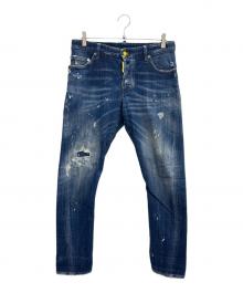 DSQUARED2（ディースクエアード）の古着「デニムパンツ」｜インディゴ