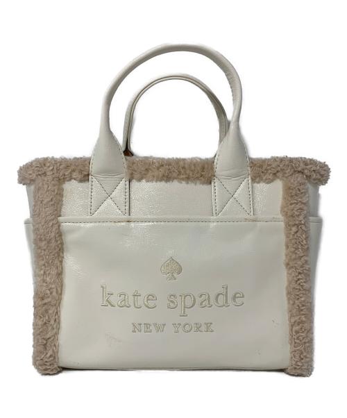 Kate Spade（ケイトスペード）Kate Spade (ケイトスペード) 2WAYバッグ ベージュの古着・服飾アイテム