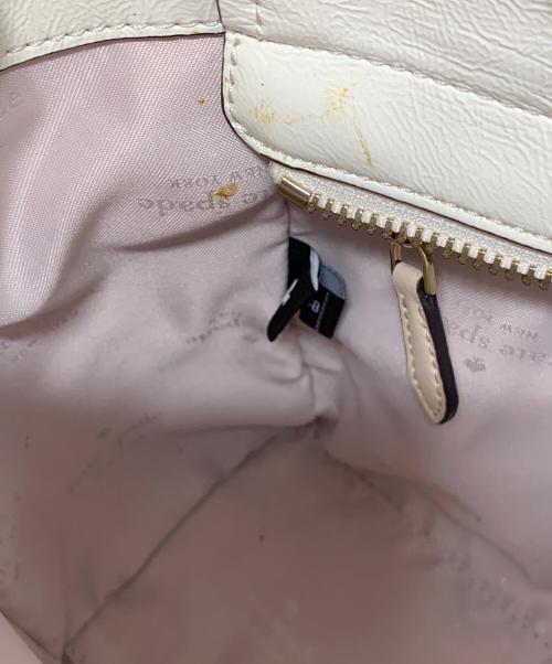Kate Spade（ケイトスペード）Kate Spade (ケイトスペード) 2WAYバッグ ベージュの古着・服飾アイテム