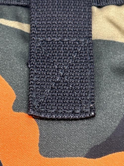 PORTER（ポーター）PORTER (ポーター) 2WAYトートバッグ PS CAMO(ピーエスカモ) 2WAY TOTE カーキ×オレンジの古着・服飾アイテム