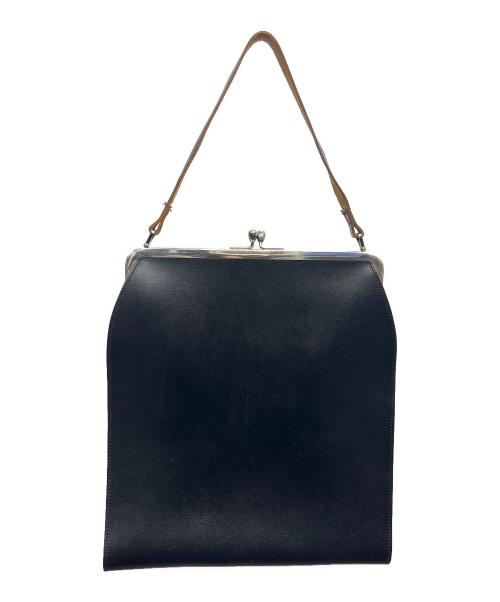 COMME des GARCONS（コムデギャルソン）COMME des GARCONS (コムデギャルソン) がま口ハンドバッグ ブラックの古着・服飾アイテム