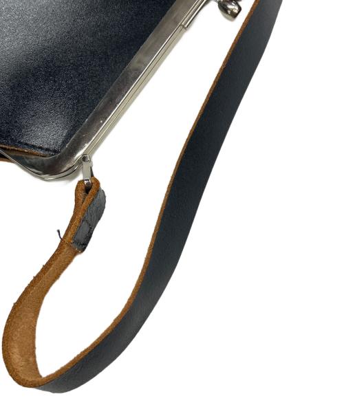 COMME des GARCONS（コムデギャルソン）COMME des GARCONS (コムデギャルソン) がま口ハンドバッグ ブラックの古着・服飾アイテム