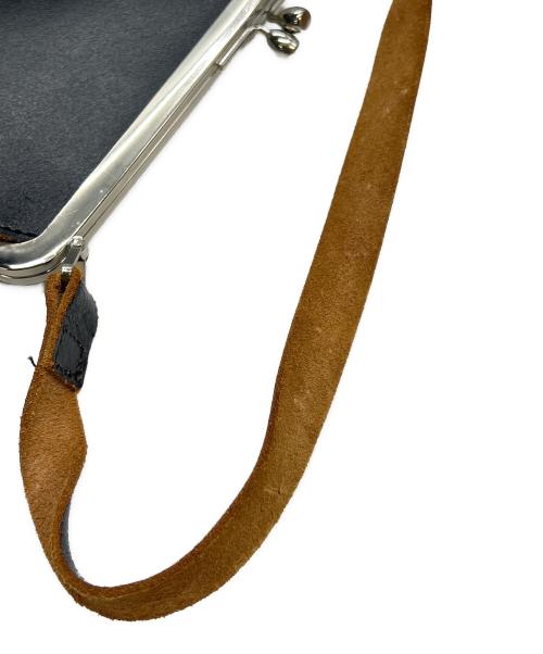 COMME des GARCONS（コムデギャルソン）COMME des GARCONS (コムデギャルソン) がま口ハンドバッグ ブラックの古着・服飾アイテム