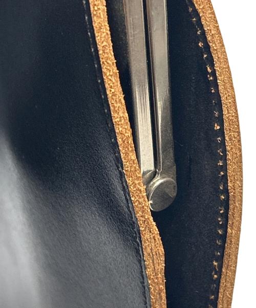 COMME des GARCONS（コムデギャルソン）COMME des GARCONS (コムデギャルソン) がま口ハンドバッグ ブラックの古着・服飾アイテム