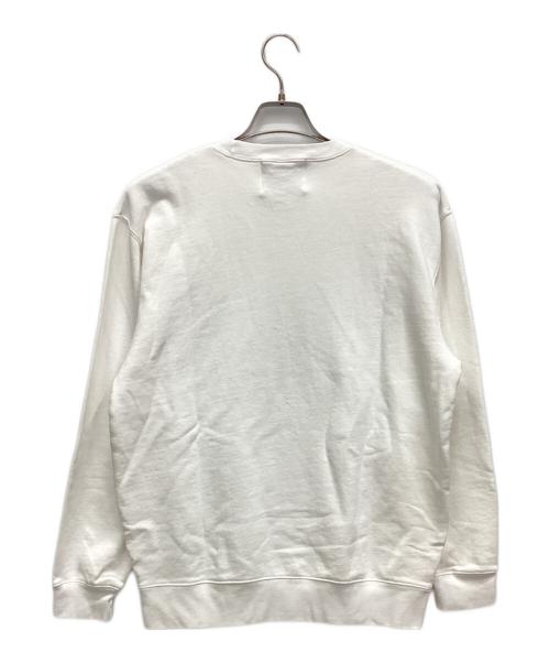 BABYLONE（バビロン）BABYLONE (バビロン) PHOTOスウェット ホワイト サイズ:Fの古着・服飾アイテム