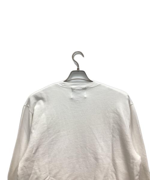 BABYLONE（バビロン）BABYLONE (バビロン) PHOTOスウェット ホワイト サイズ:Fの古着・服飾アイテム