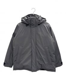 DANTON（ダントン）の古着「アーミー ダウンジャケット」｜グレー