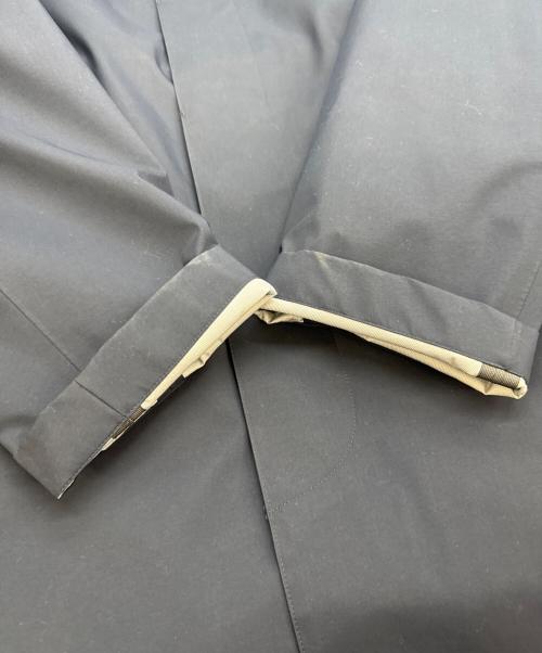 MACKINTOSH LONDON（マッキントッシュ ロンドン）MACKINTOSH LONDON (マッキントッシュ ロンドン) セミブライト ナイロンツイル フーデット ダウンコート ネイビー サイズ:38の古着・服飾アイテム