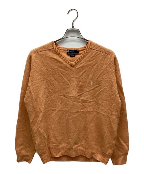 POLO RALPH LAUREN（ポロ・ラルフローレン）POLO RALPH LAUREN (ポロ・ラルフローレン) 厚手ニット オレンジ サイズ:Lの古着・服飾アイテム