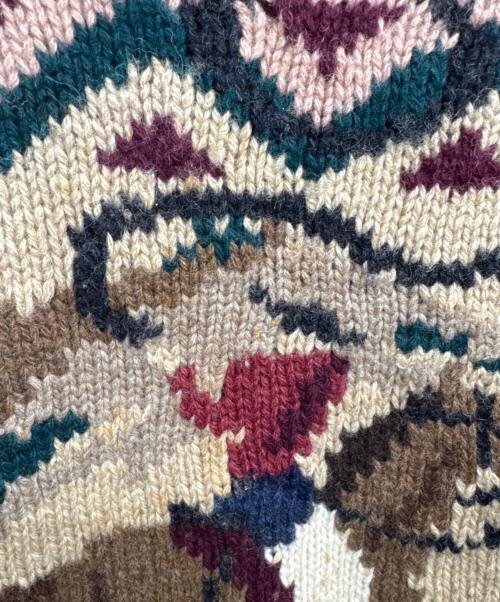 POLO RALPH LAUREN（ポロ・ラルフローレン）POLO RALPH LAUREN (ポロ・ラルフローレン) ハンドニット ブラウン サイズ:Mの古着・服飾アイテム