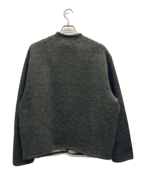 45R（フォーティファイブ・アール）45R (フォーティファイブ・アール) ニットジャケット グリーン サイズ:4の古着・服飾アイテム