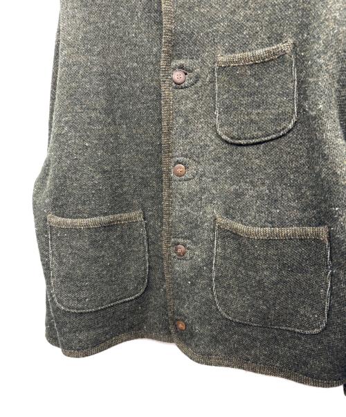 45R（フォーティファイブ・アール）45R (フォーティファイブ・アール) ニットジャケット グリーン サイズ:4の古着・服飾アイテム