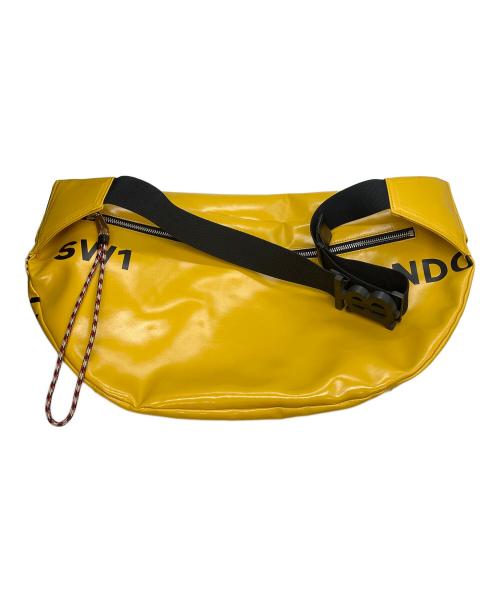 BURBERRY BLACK LABEL（バーバリーブラックレーベル）BURBERRY BLACK LABEL (バーバリーブラックレーベル) ボディバッグ ホースフェリー プリント イエローの古着・服飾アイテム