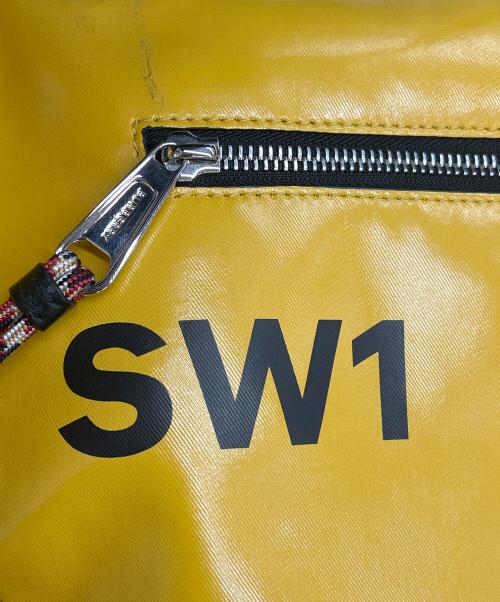 BURBERRY BLACK LABEL（バーバリーブラックレーベル）BURBERRY BLACK LABEL (バーバリーブラックレーベル) ボディバッグ ホースフェリー プリント イエローの古着・服飾アイテム