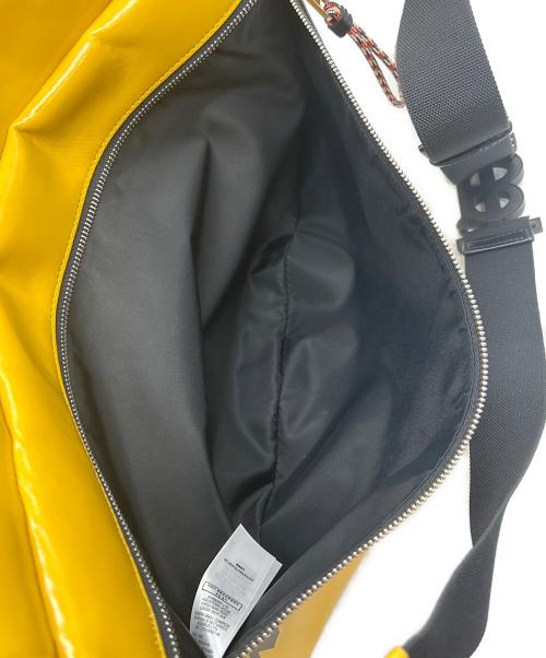 BURBERRY BLACK LABEL（バーバリーブラックレーベル）BURBERRY BLACK LABEL (バーバリーブラックレーベル) ボディバッグ ホースフェリー プリント イエローの古着・服飾アイテム