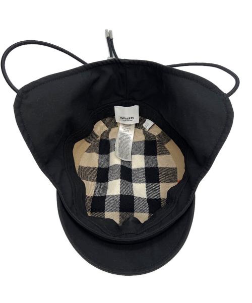 BURBERRY LONDON（バーバリーロンドン）BURBERRY LONDON (バーバリーロンドン) コットンハット ブラックの古着・服飾アイテム