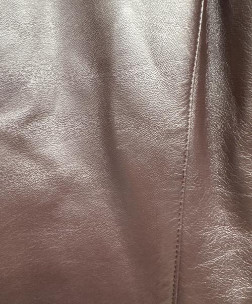 BURBERRY BLACK LABEL（バーバリーブラックレーベル）BURBERRY BLACK LABEL (バーバリーブラックレーベル) レザージャケット ブラウン サイズ:Lの古着・服飾アイテム