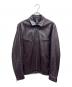 BURBERRY BLACK LABEL（バーバリーブラックレーベル）の古着「レザージャケット」｜ブラウン