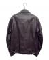 BURBERRY BLACK LABEL (バーバリーブラックレーベル) レザージャケット ブラウン サイズ:L：22000円