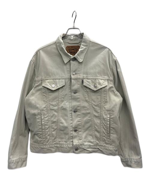 LEVI'S（リーバイス）LEVI'S (リーバイス) ベージュデニムジャケット ベージュ サイズ:Lの古着・服飾アイテム
