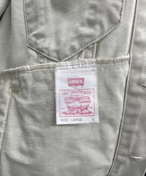 LEVI'S（リーバイス）LEVI'S (リーバイス) ベージュデニムジャケット ベージュ サイズ:Lの古着・服飾アイテム